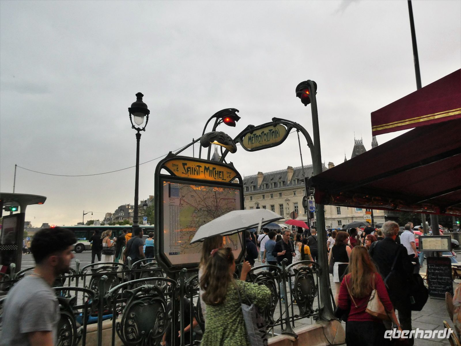 Orientierung am ersten Tag - der Regen setzt ein
