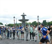 vor dem Einlauf: jeder fiebert mit