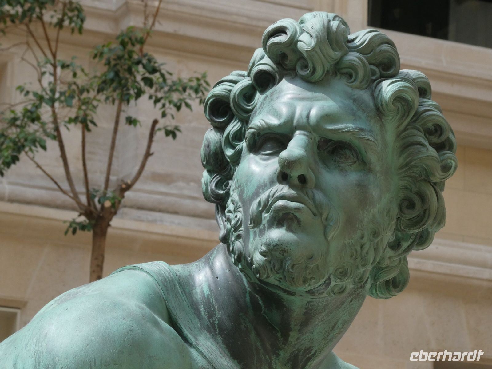 Teil der Bronzen der 4 Gefangenen vom 