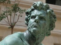 Teil der Bronzen der 4 Gefangenen vom 