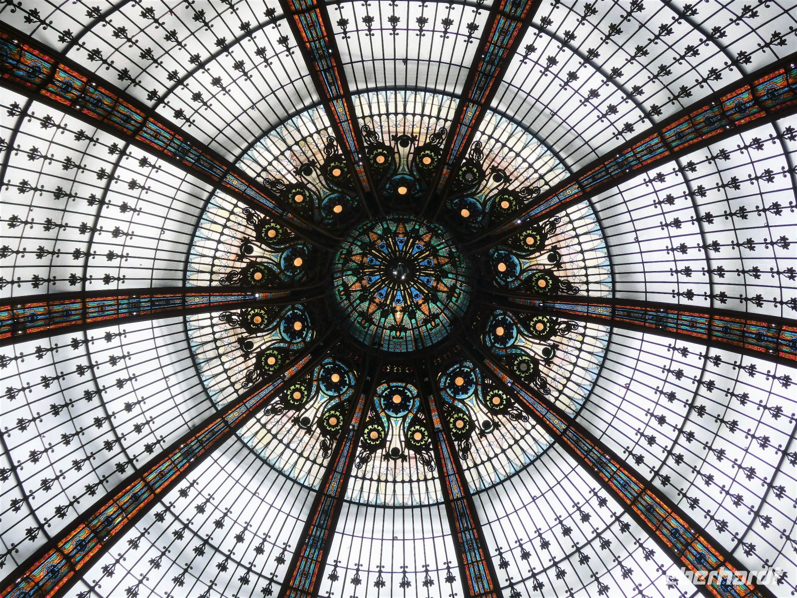 die Kuppel von unten