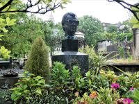 am nächsten Morgen auf dem Friedhof 