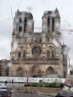 Regentag an der Notre Dame
