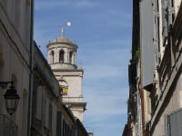 Ausblick zur Wetterfahne