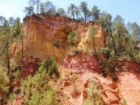 die Okerfelsen zeigen Farbe