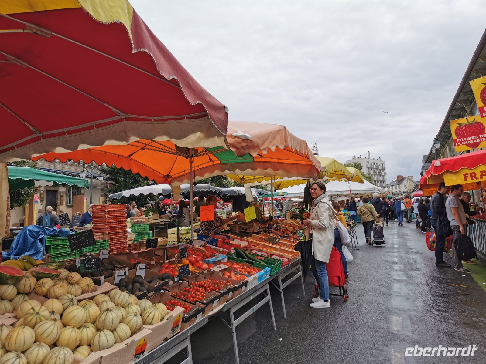Tag 8 25.06.2022 Gemüsemarkt in Rennes