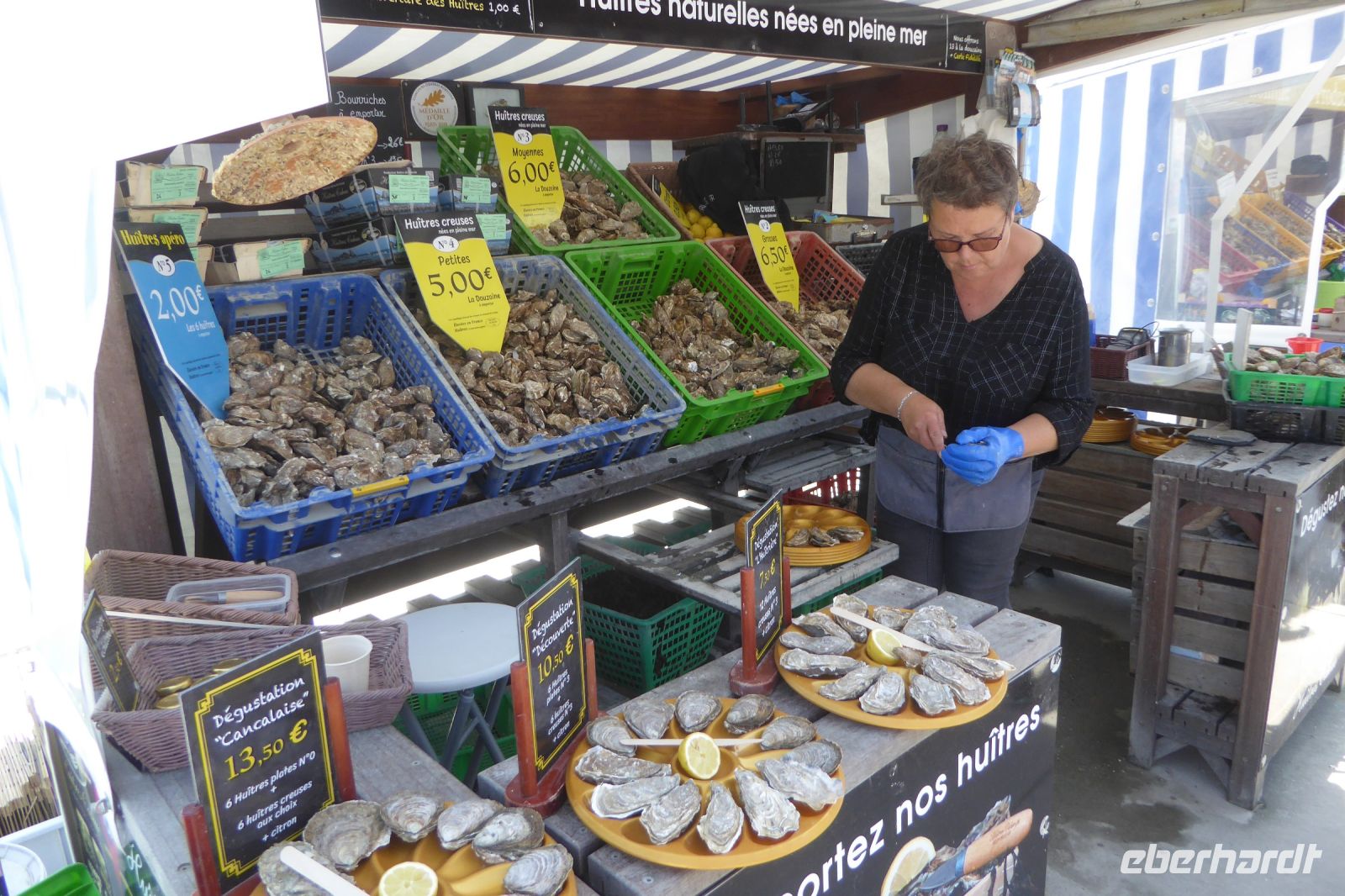 Tag 4 21.06.2022 Cancale, Austernmarkt