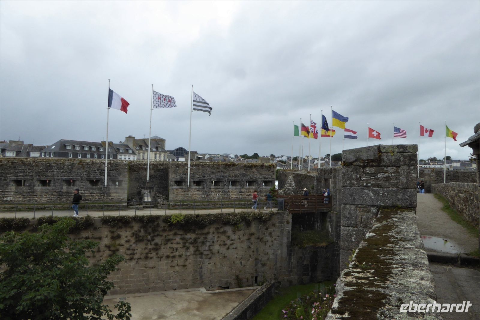 Tag 7 24.06.2022 Concarneau, Ummauerung der Seefeste