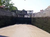 Frankreich - Rundreise Okzitanien: In der Schleuse bei Fonseranes