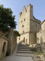 Frankreich - Rundreise Okzitanien: Carcassonne - Zinnenbewehrter Eckturm