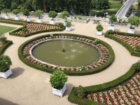 Blick auf den Garten von Ussé 