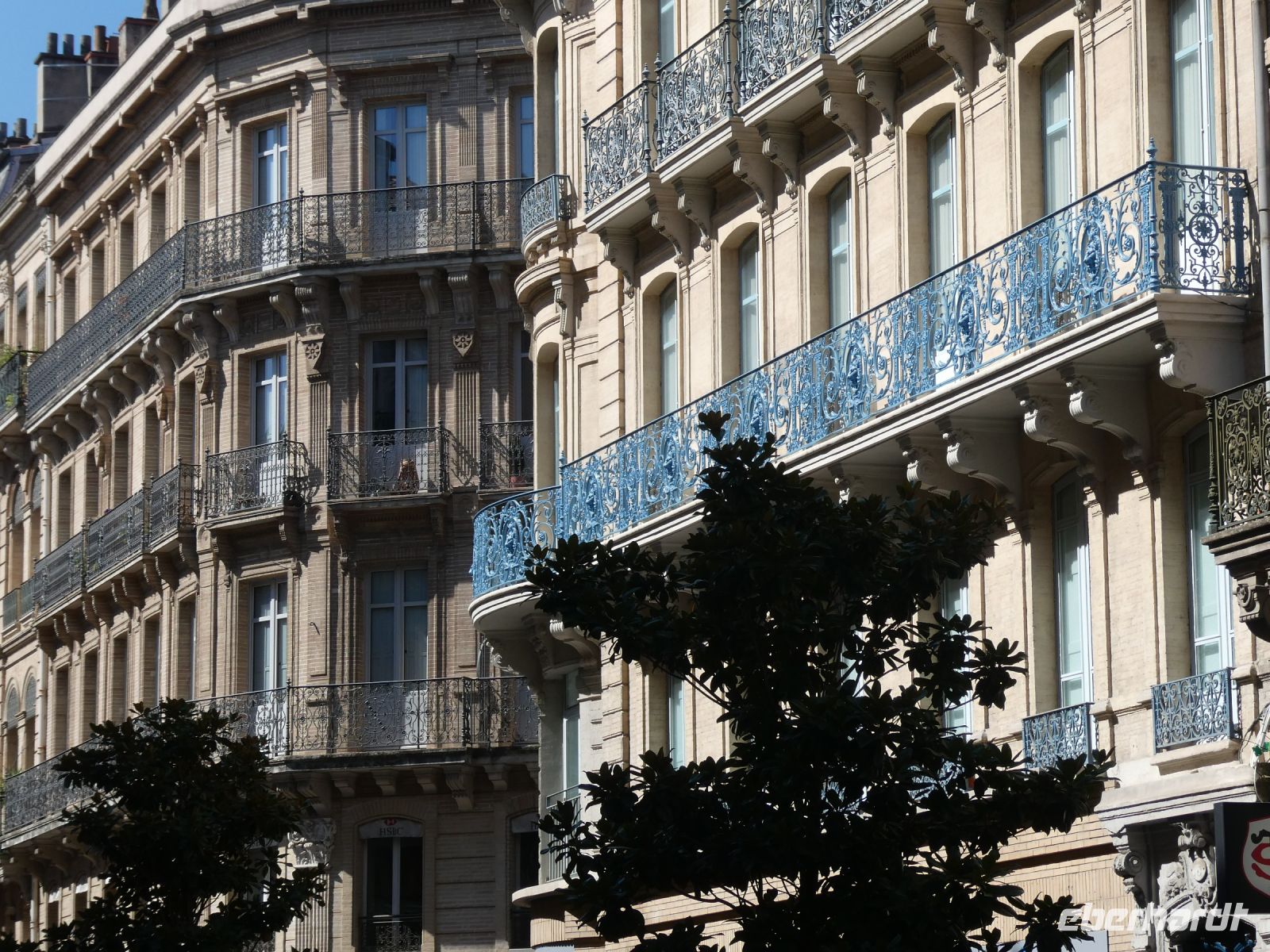 Hausfassaden nach Herrn Haussmann