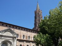 an der romanischen Basilika St.Sernin