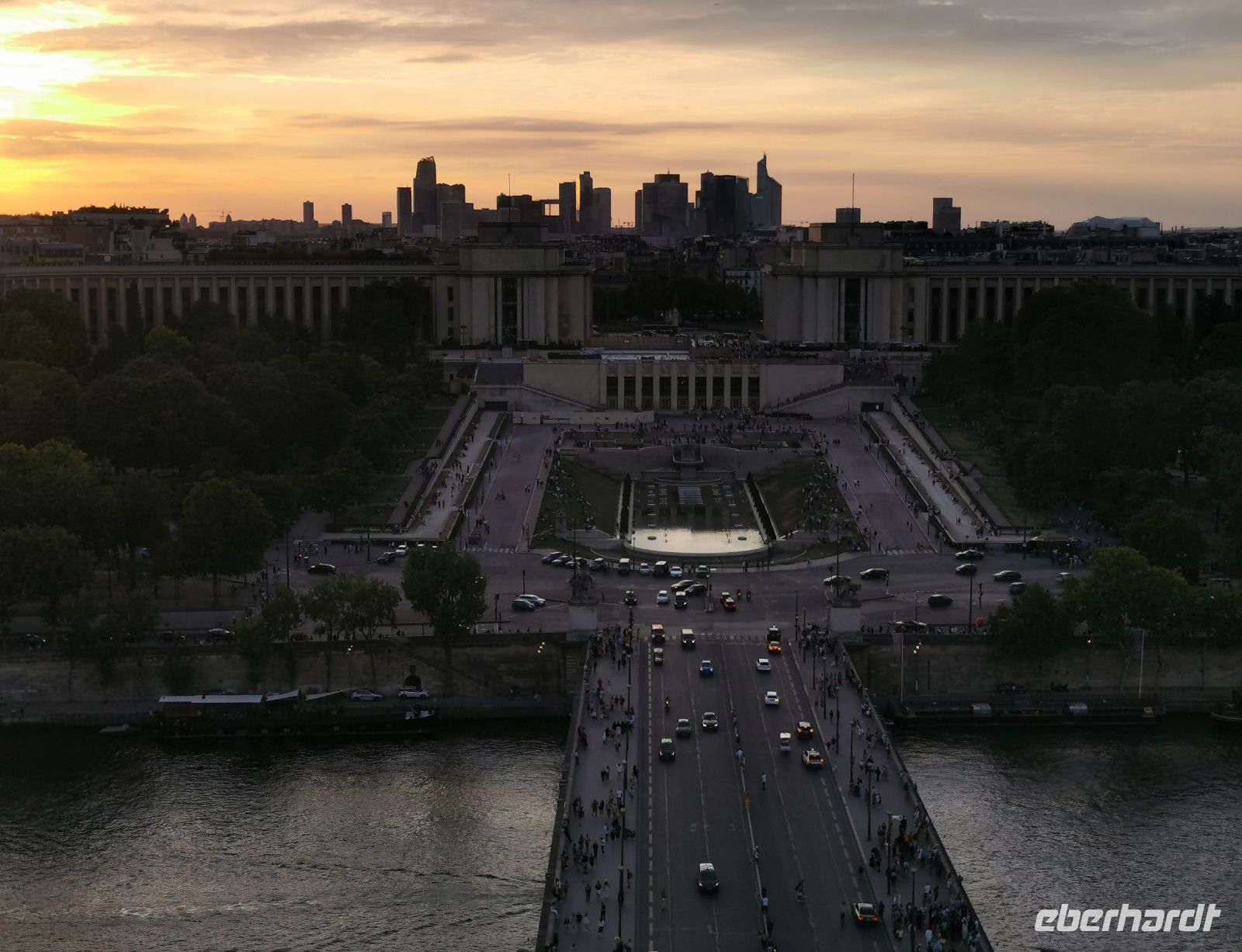 Paris Petit Tag 5 Blick zum Trocadéro