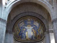 Paris Petit Tag 5 27.07.2022 Sacre Coeur, Christus Mosaik