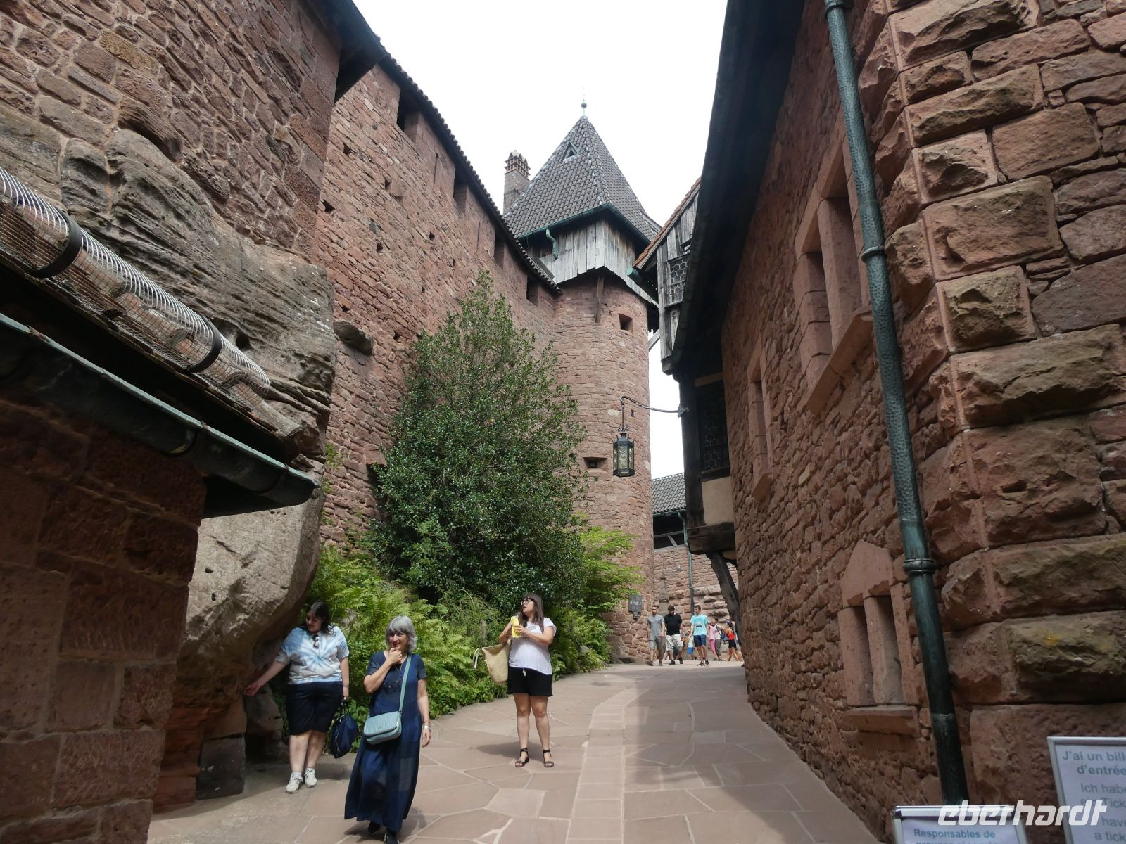 auf dem Weg zur Hohkönigsburg