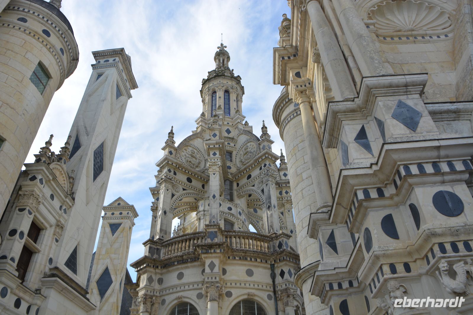 auf dem Dach von Chambord