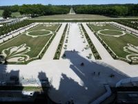 Blick vom Dach des Schlosses Chambord