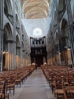 Rouen, Kathedrale Notre- Dame, Blick auf die Orgel