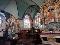 Der Pfarrbezirk in Guimilliau, Kirchenaltar