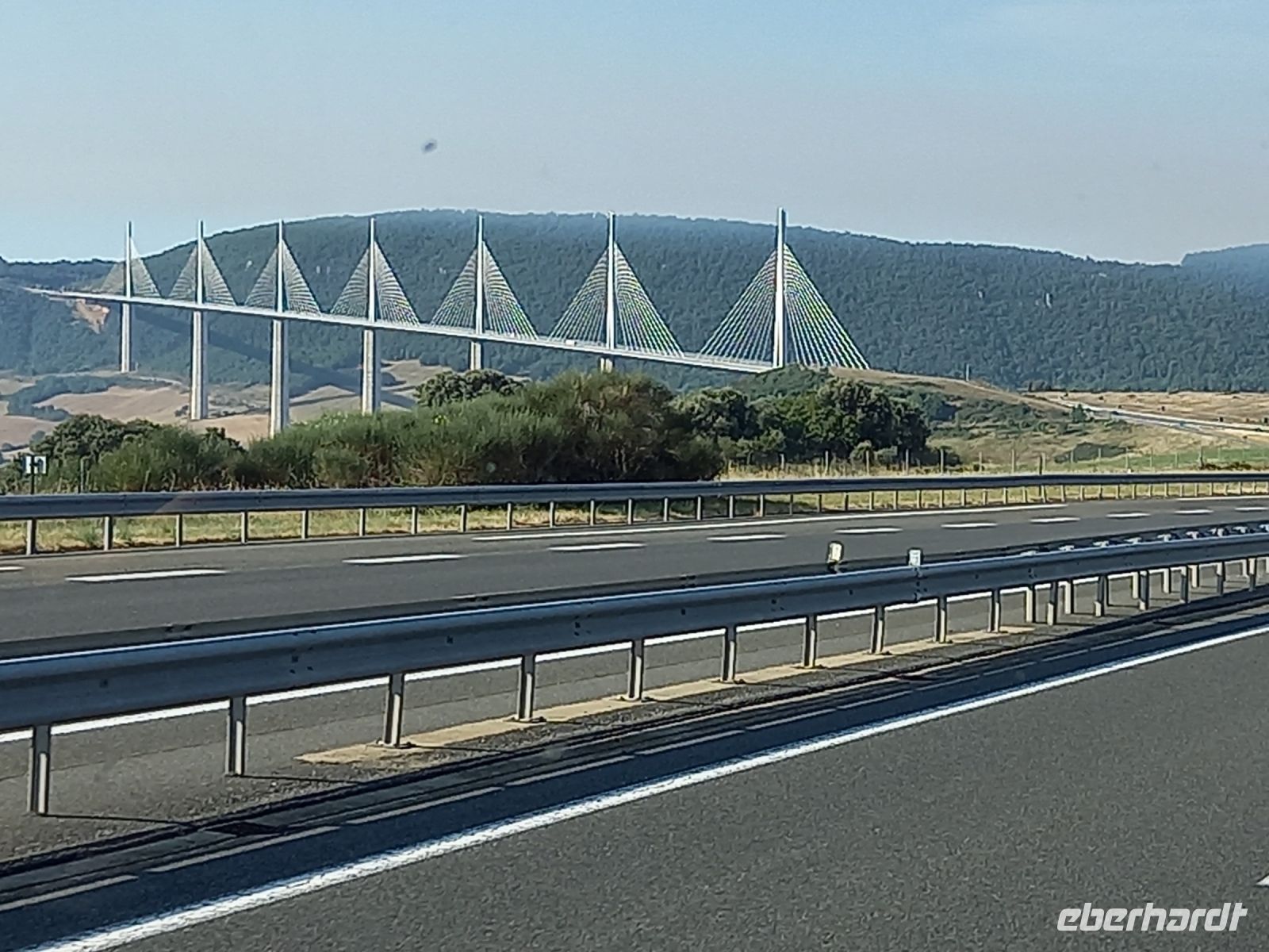über das Viadukt von Millau