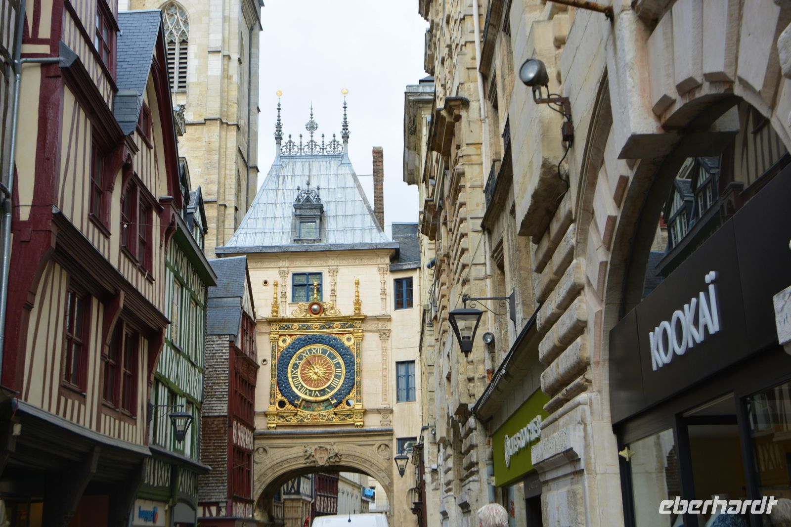 Le Gros Horloge aus dem 14.Jahrhundert im Renaissance-Stil