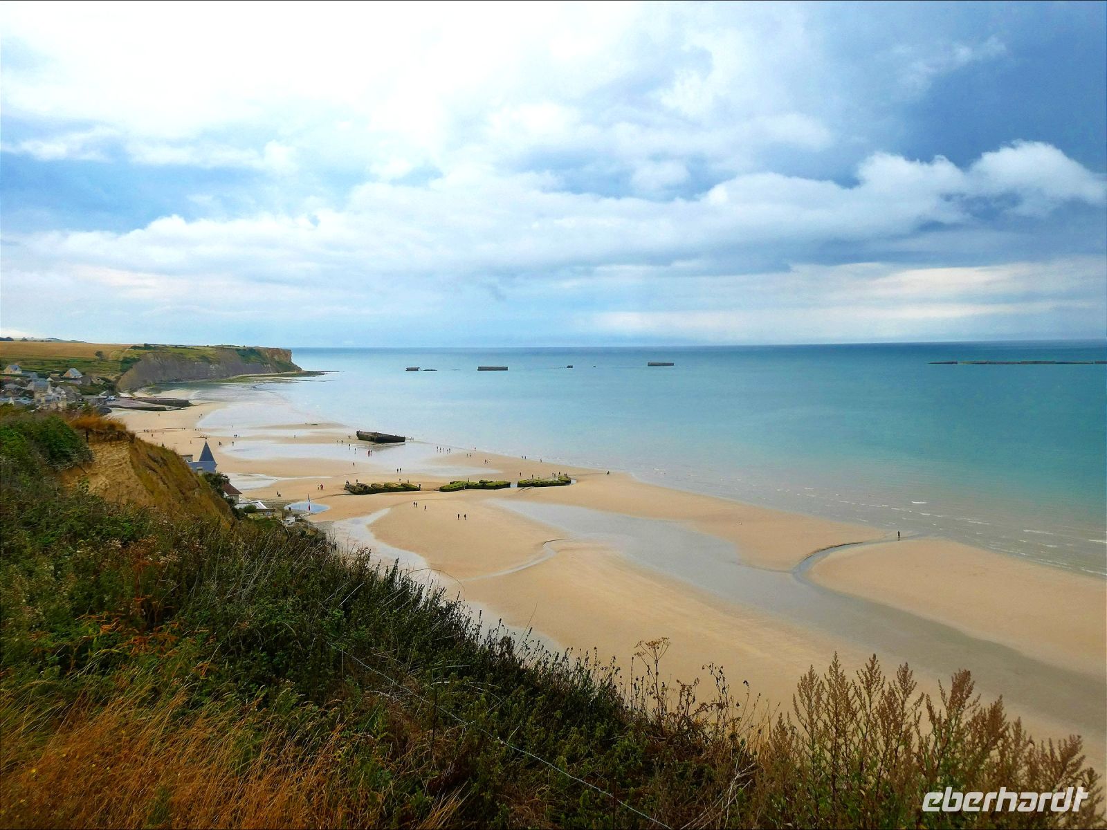Blick auf Arromanche