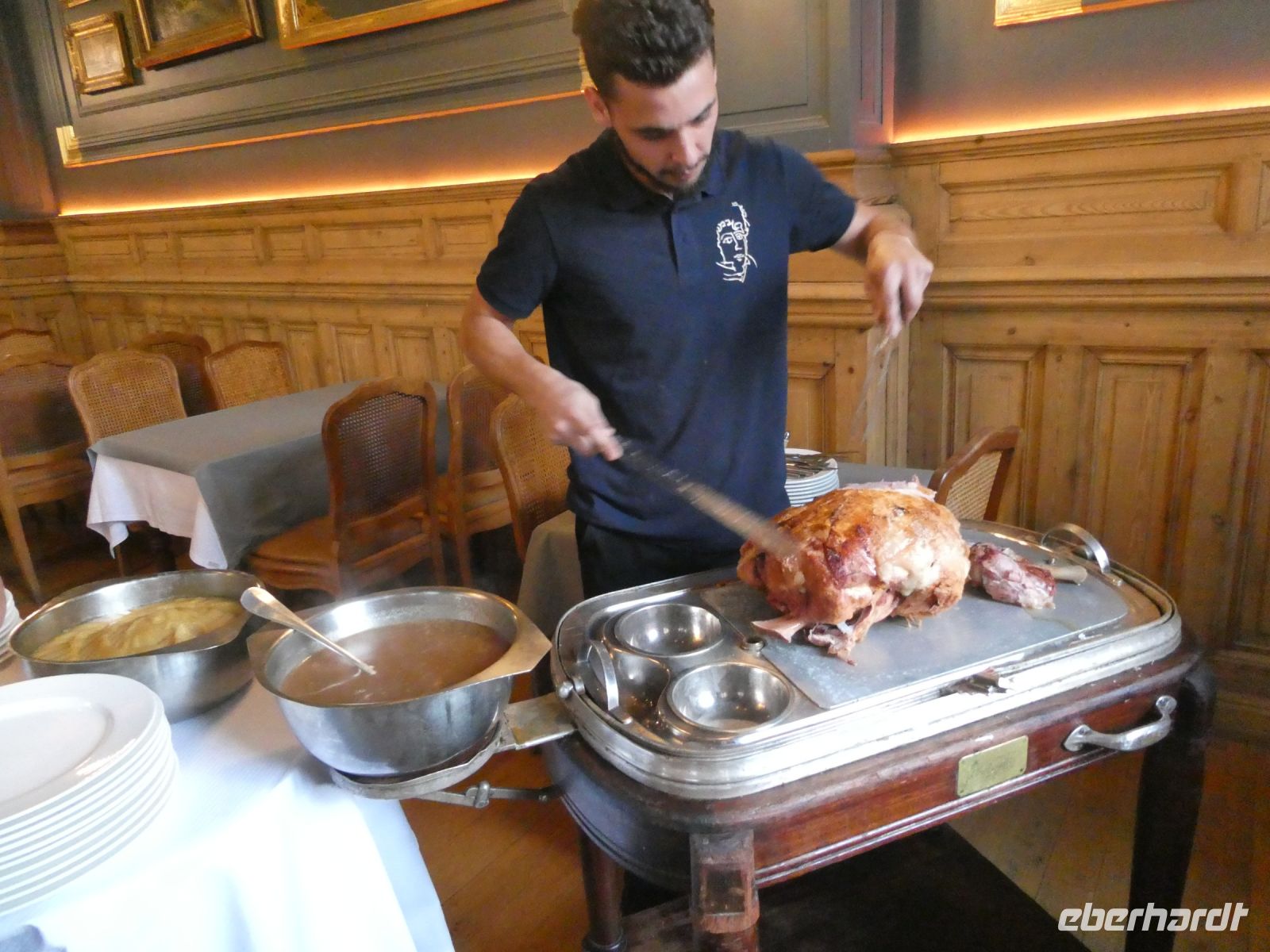 unser Abendessen im Restaurant Chateaubriand