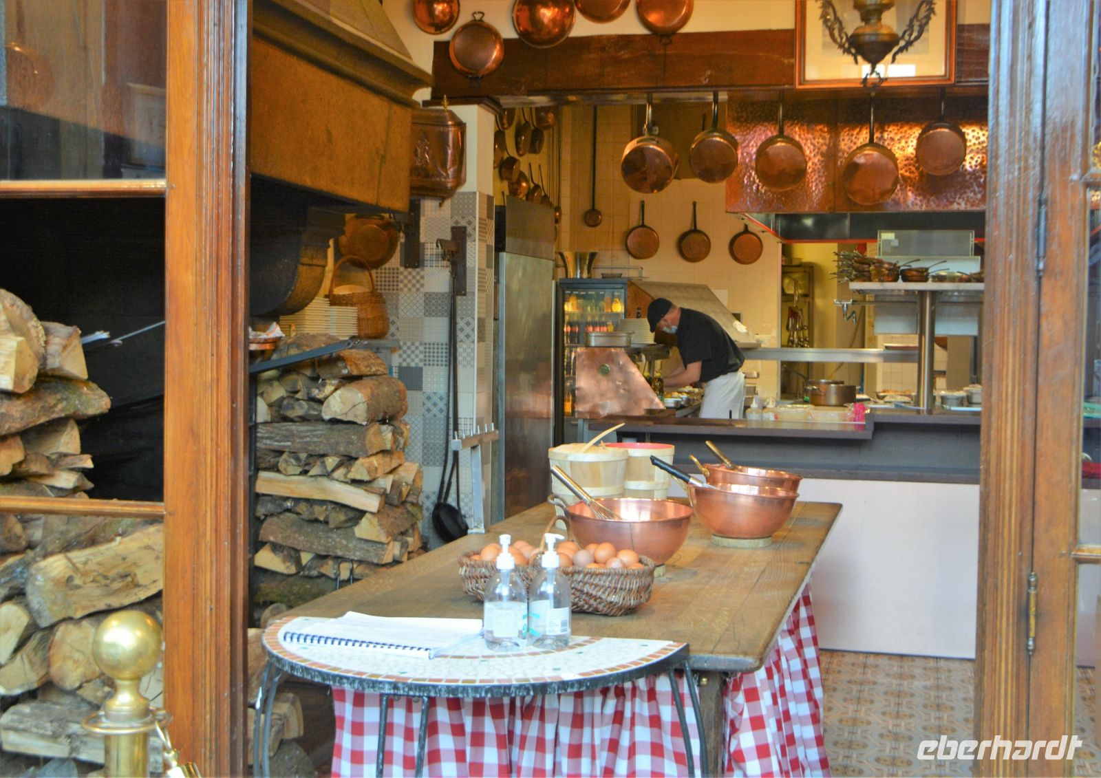 Küche von Mère Poulard in Mont St.Michel