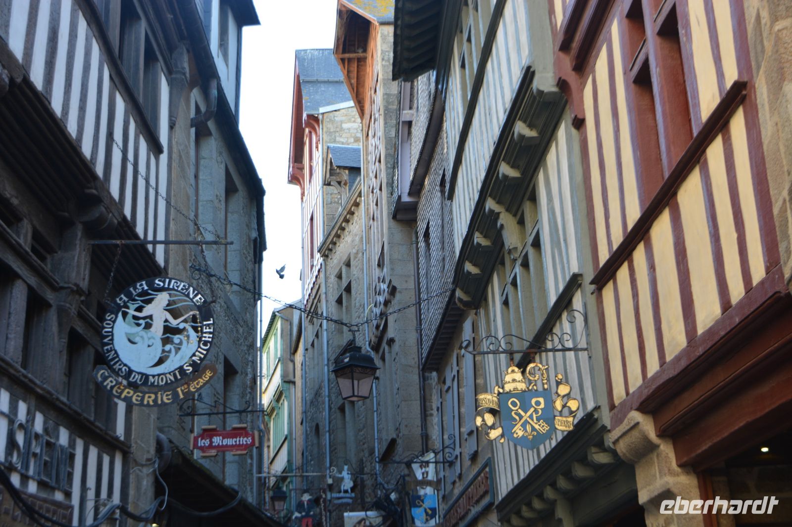 in den Gassen von Mont St. Michel