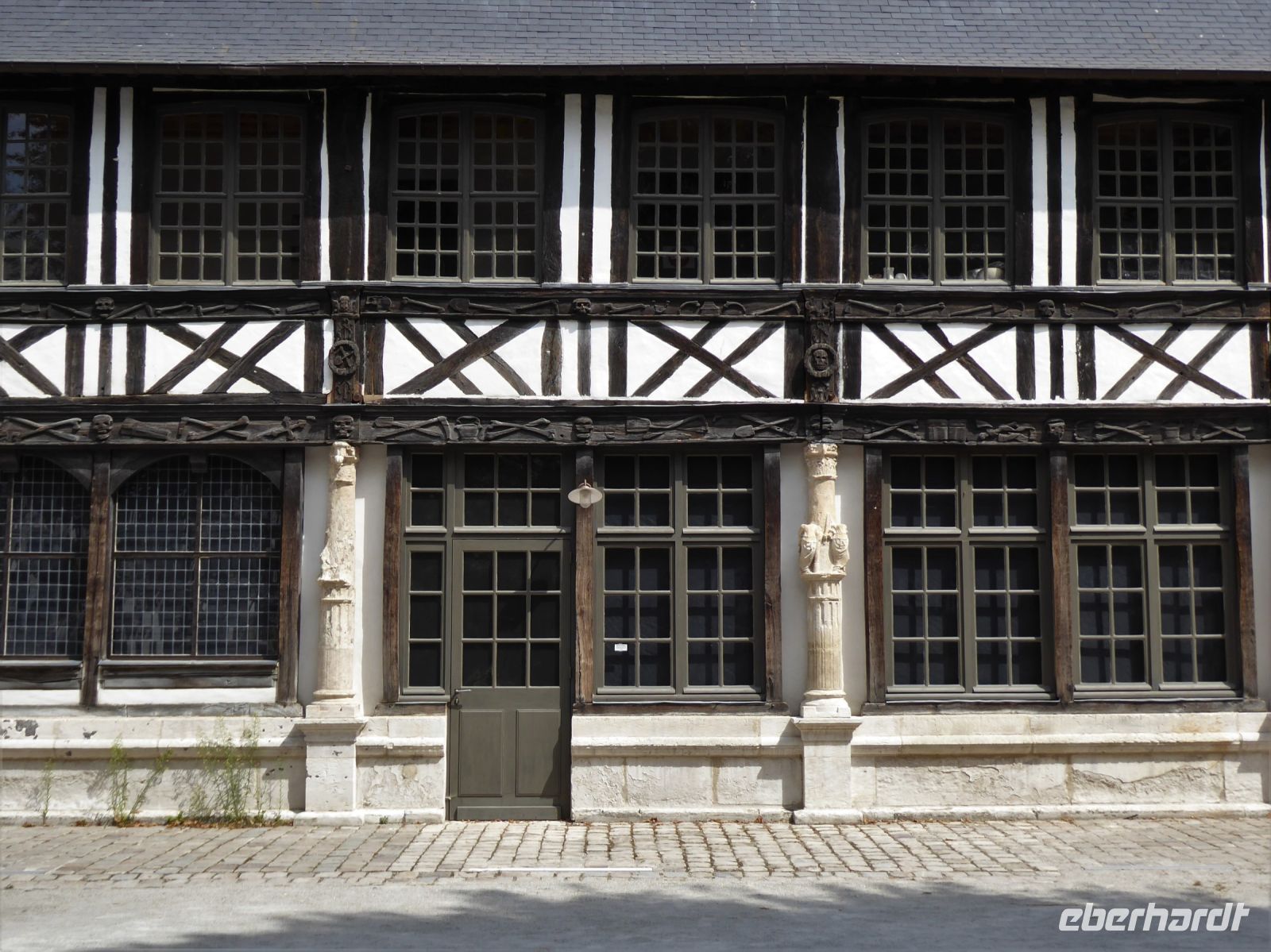 Tag 10 15.08.2022 Stadtführung in Rouen, L´Aitre de St. Maclou