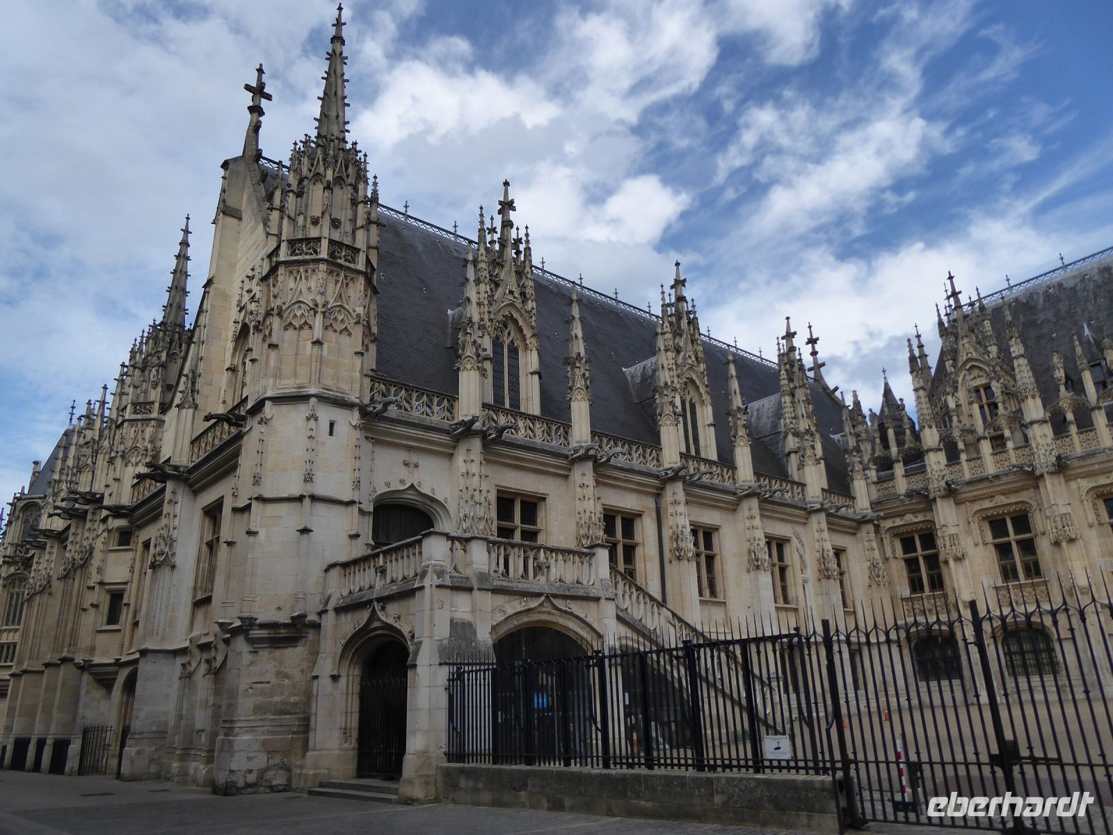 Tag 10 15.08.2022 Stadtführung in Rouen, Justizpalast