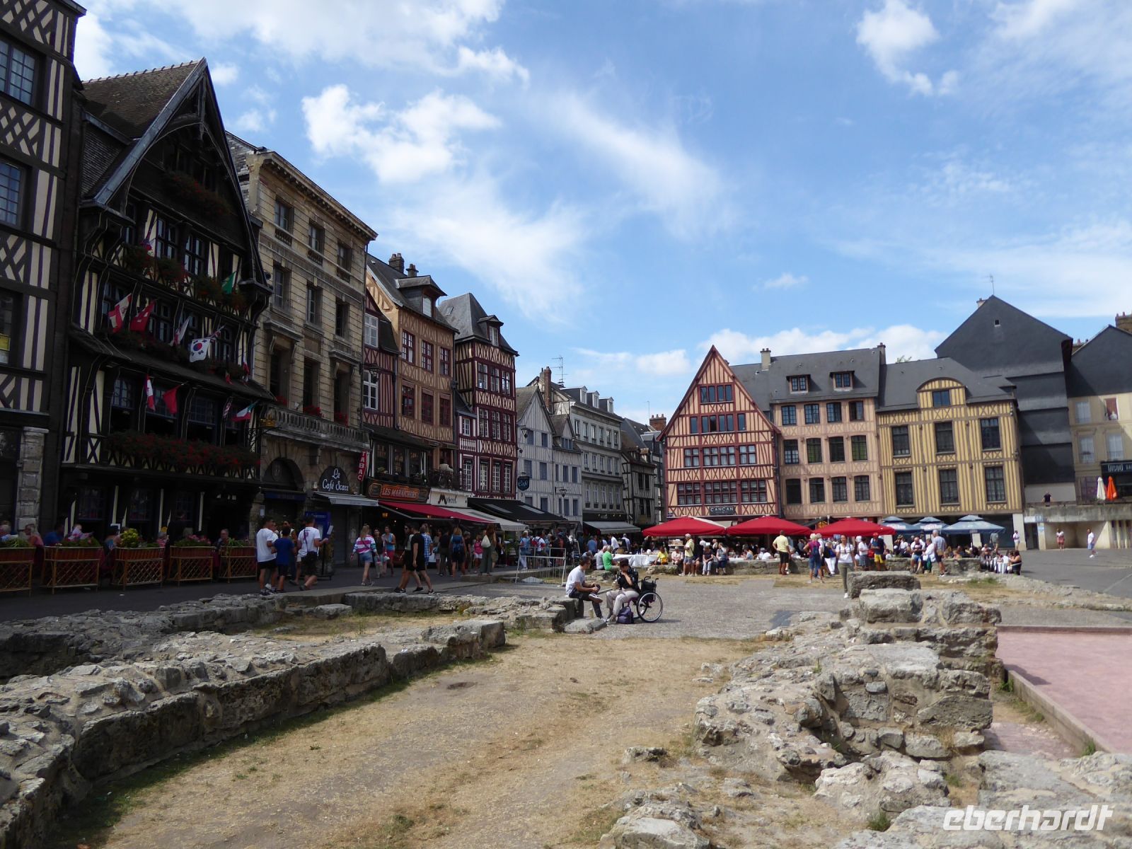Tag 10 15.08.2022 Stadtführung in Rouen, Le vieux marché