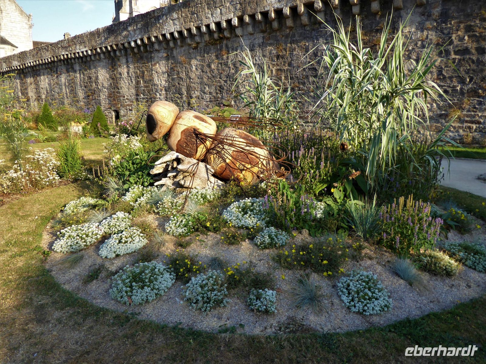 Tag 7 12.08.2022 Quimper, an der Stadtmauer