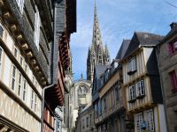 Fachwerk satt in Quimper
