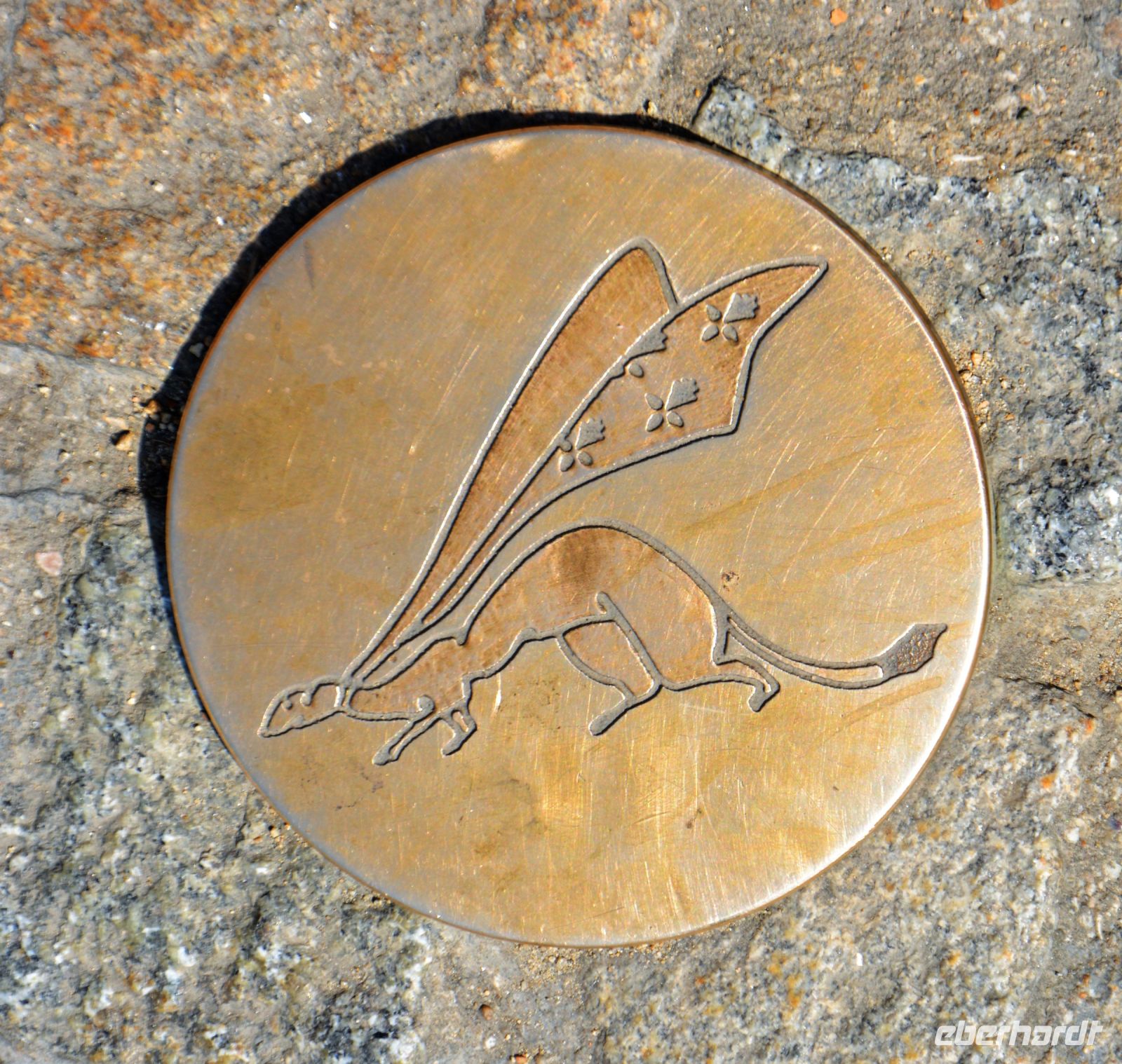 der Hermelin zeigt den Weg