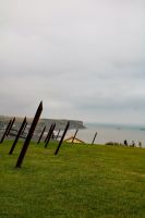 Blick über Gold Beach