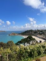 Blick auf den Strand von Trestrignel