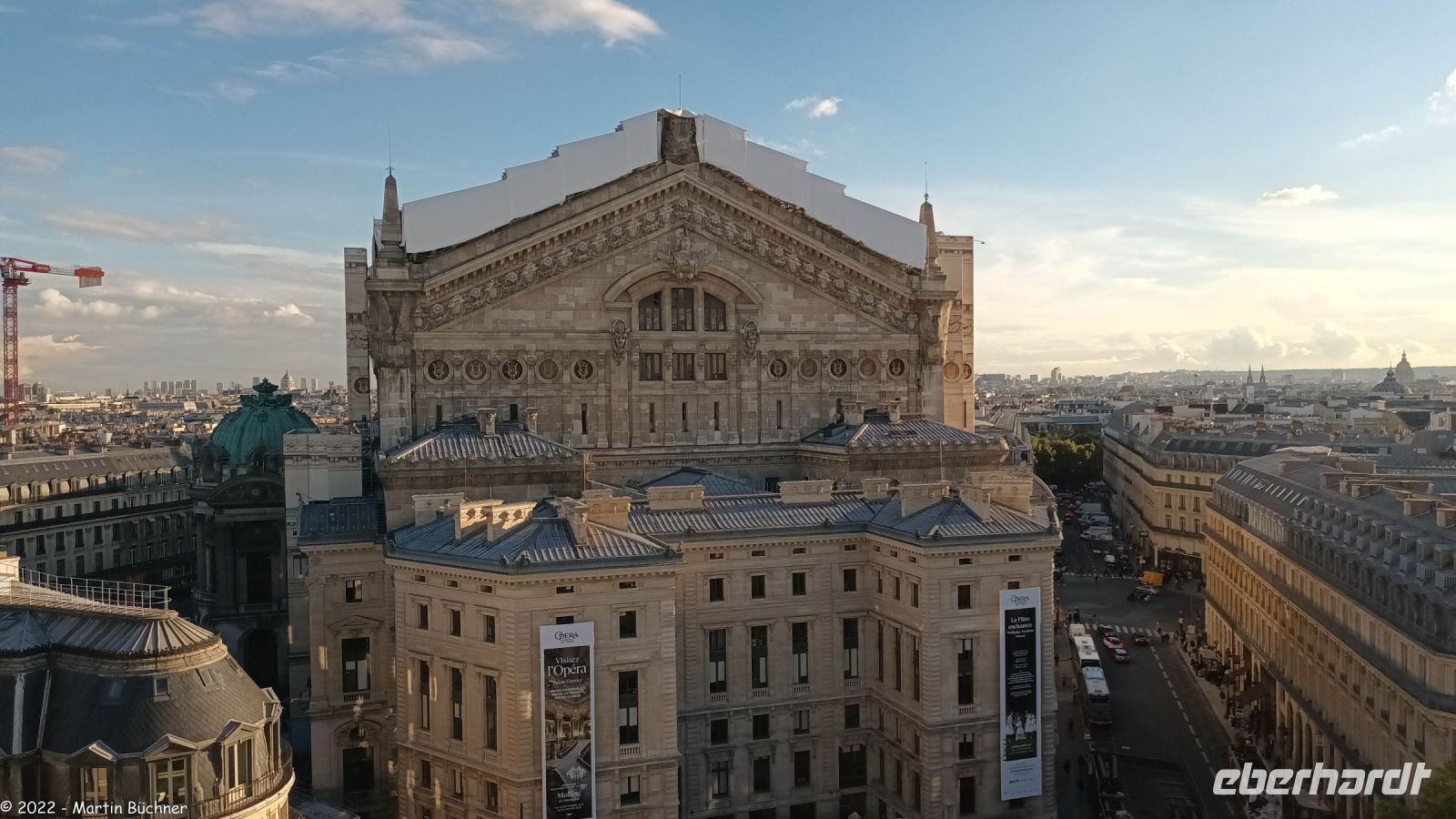 Galeries Lafayette Haussmann - Blick auf die Opera Garnier