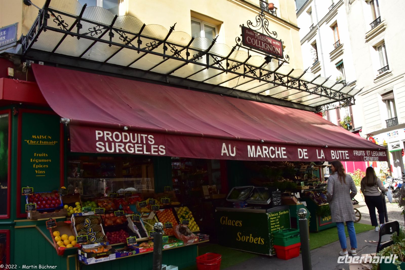 Spaziergang im Montmartre - Viertel 