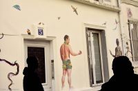 Spaziergang im Montmartre - Viertel - Streetart