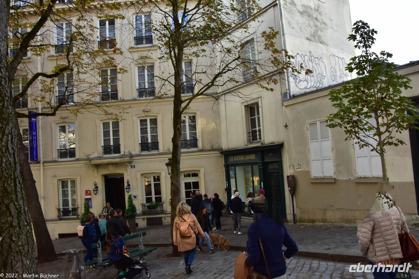Spaziergang im Montmartre - Viertel - Künstlerkolonie