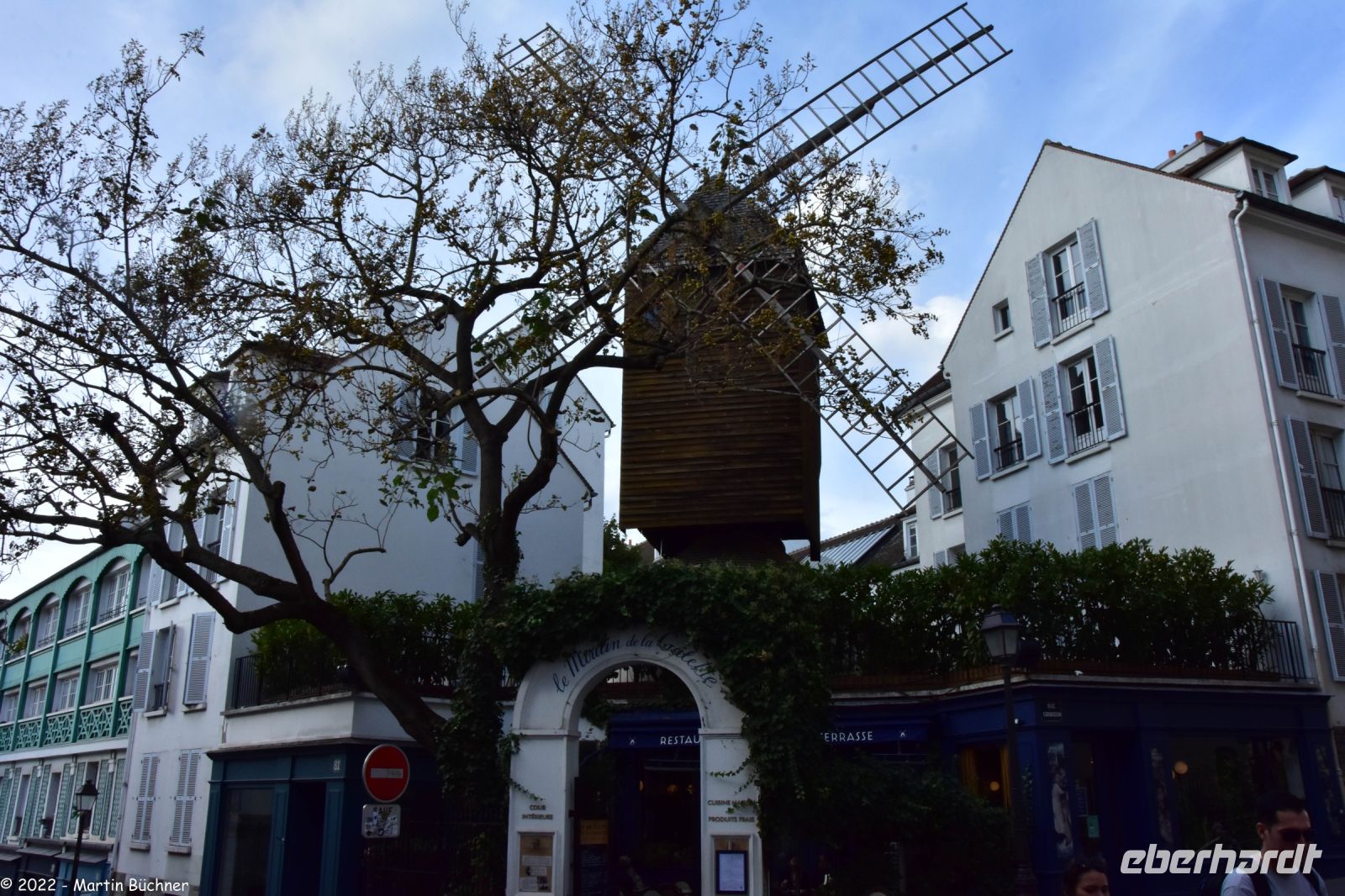 Spaziergang im Montmartre-Viertel - Le Moulin de la Galette