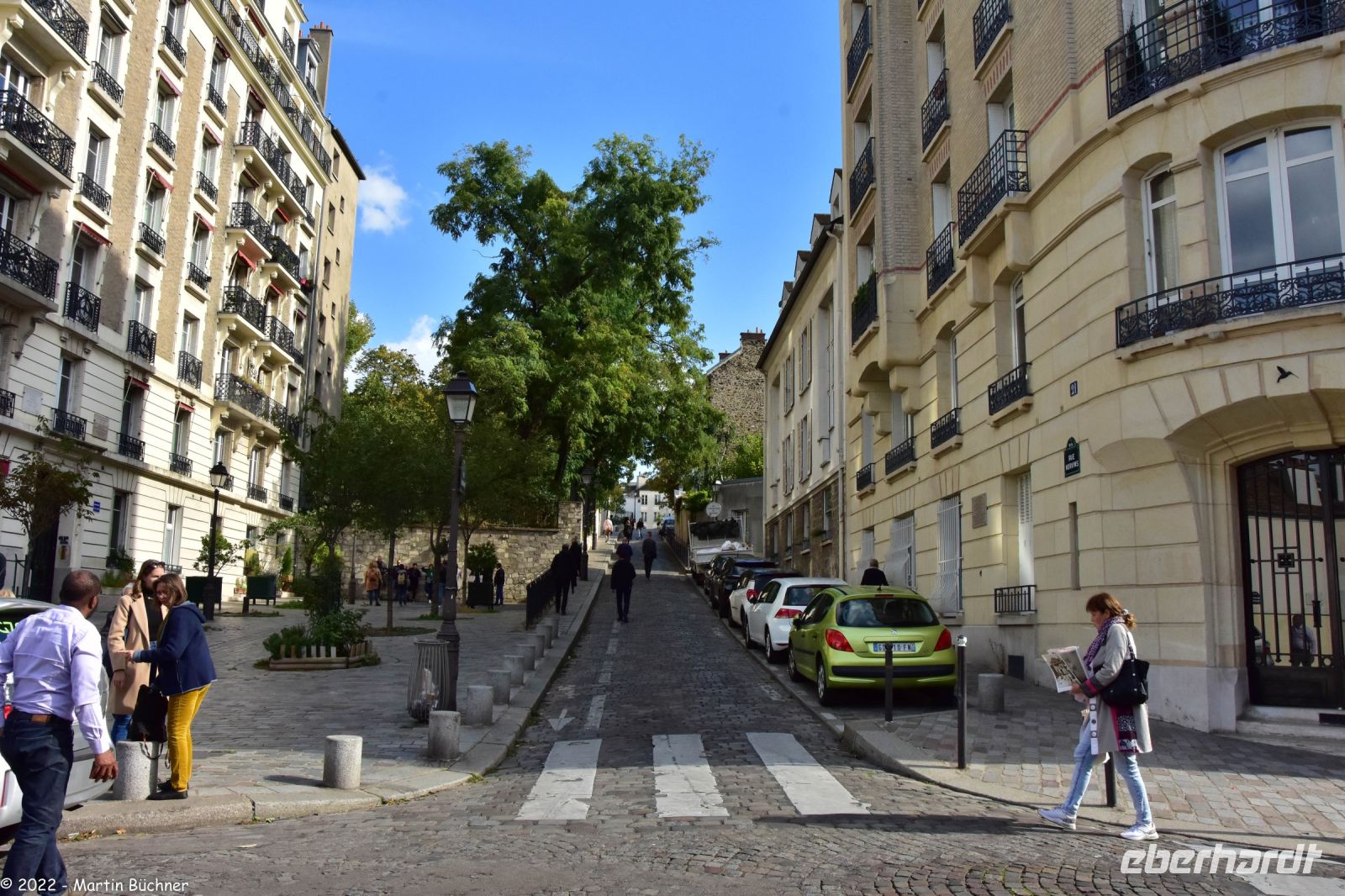 Spaziergang im Montmartre-Viertel