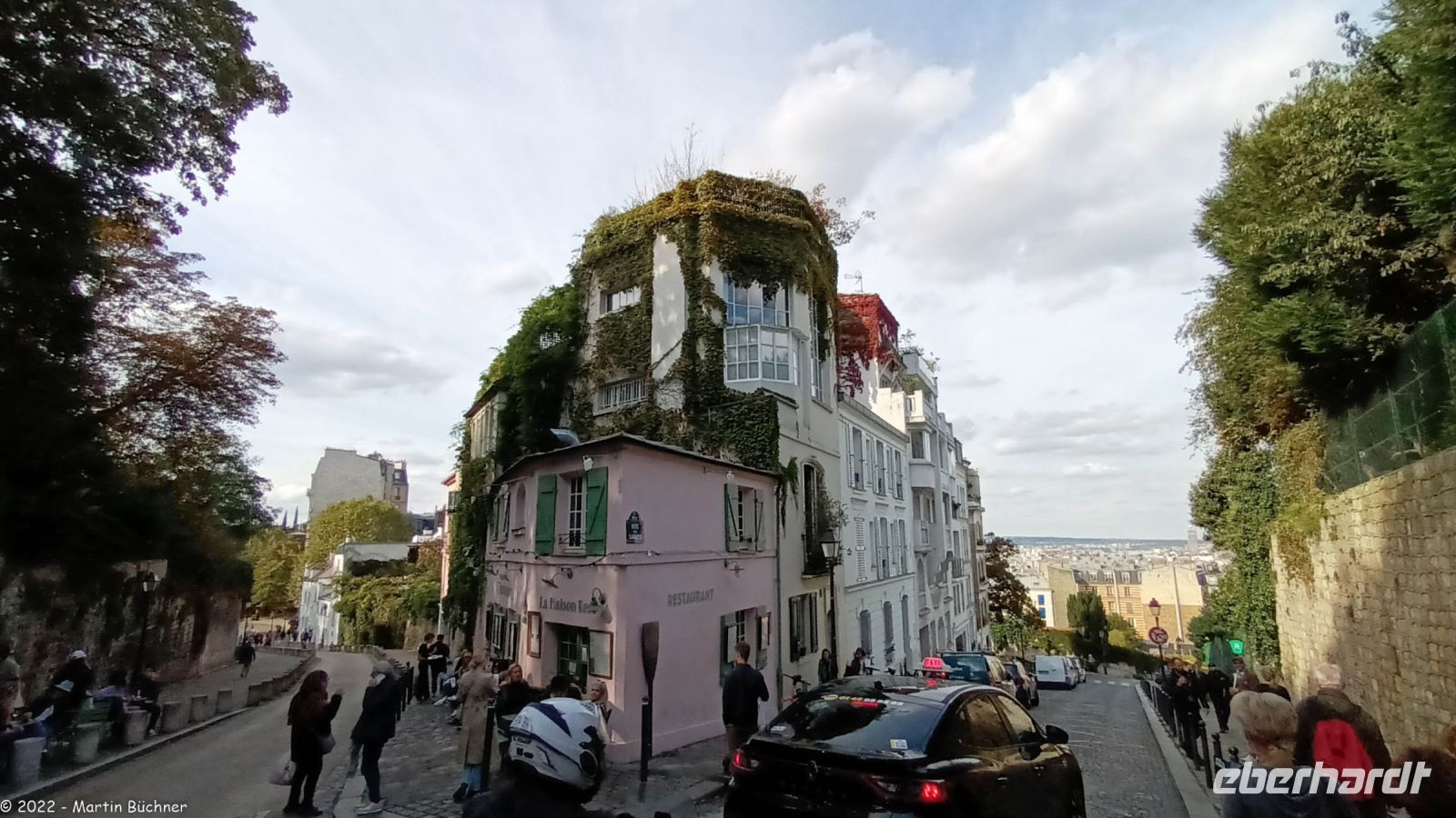Spaziergang im Montmartre-Viertel