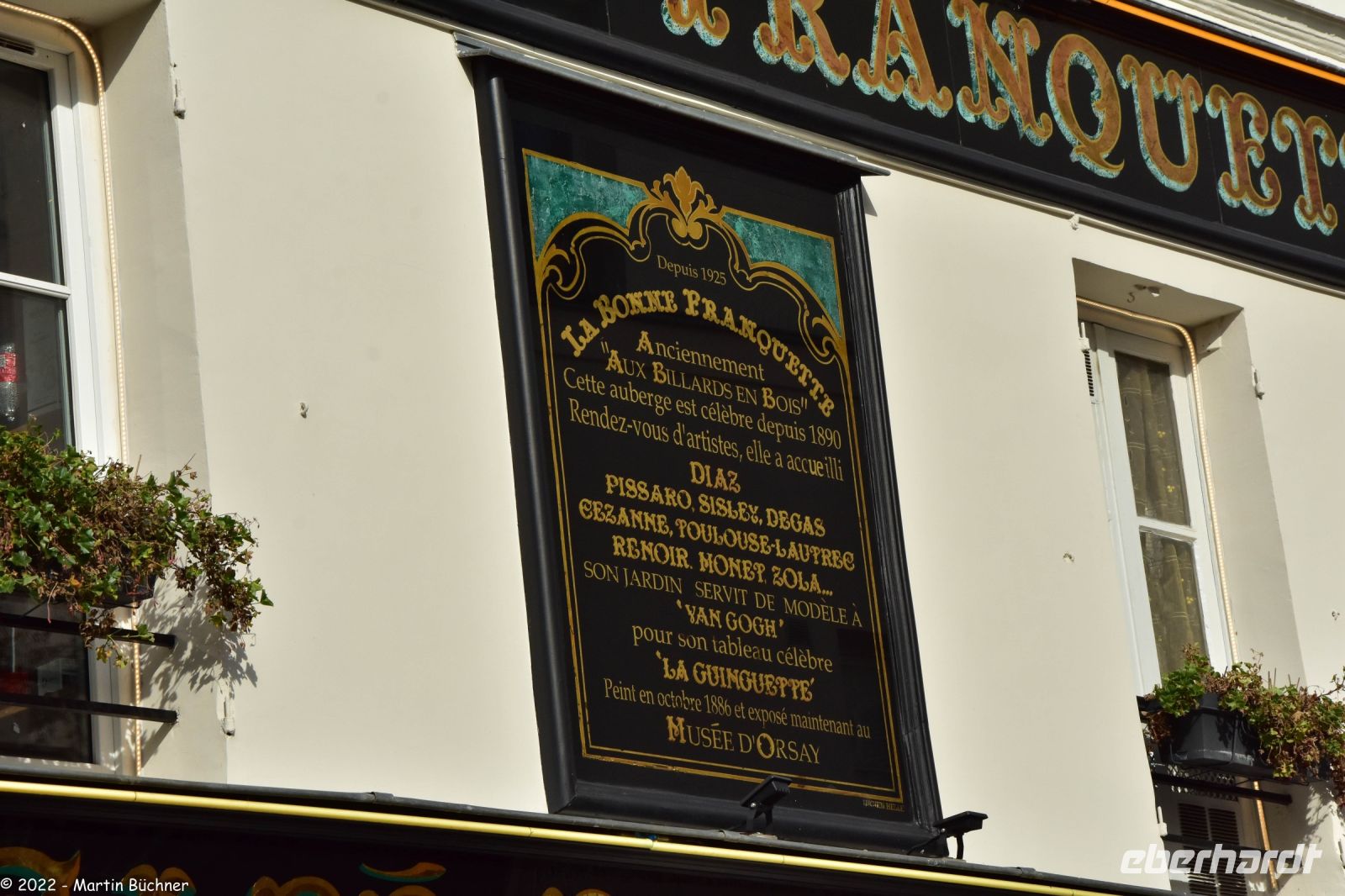 Spaziergang im Montmartre-Viertel - La Bonne Franquette