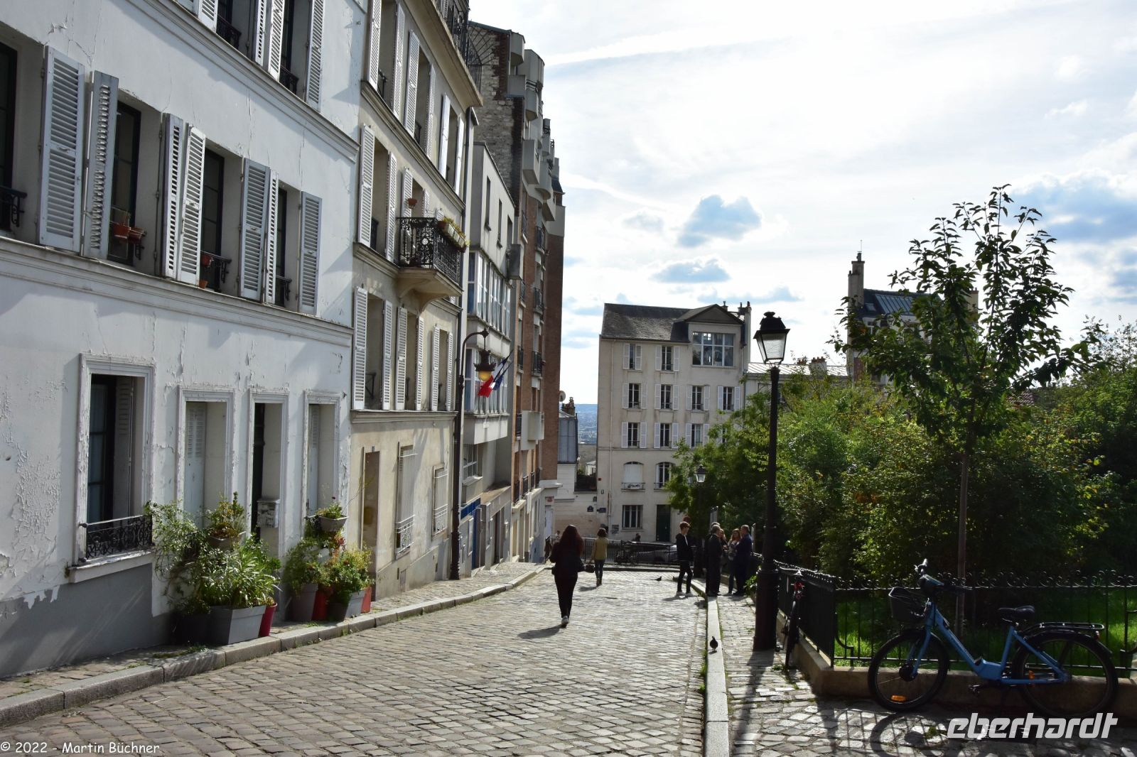 Spaziergang im Montmartre-Viertel