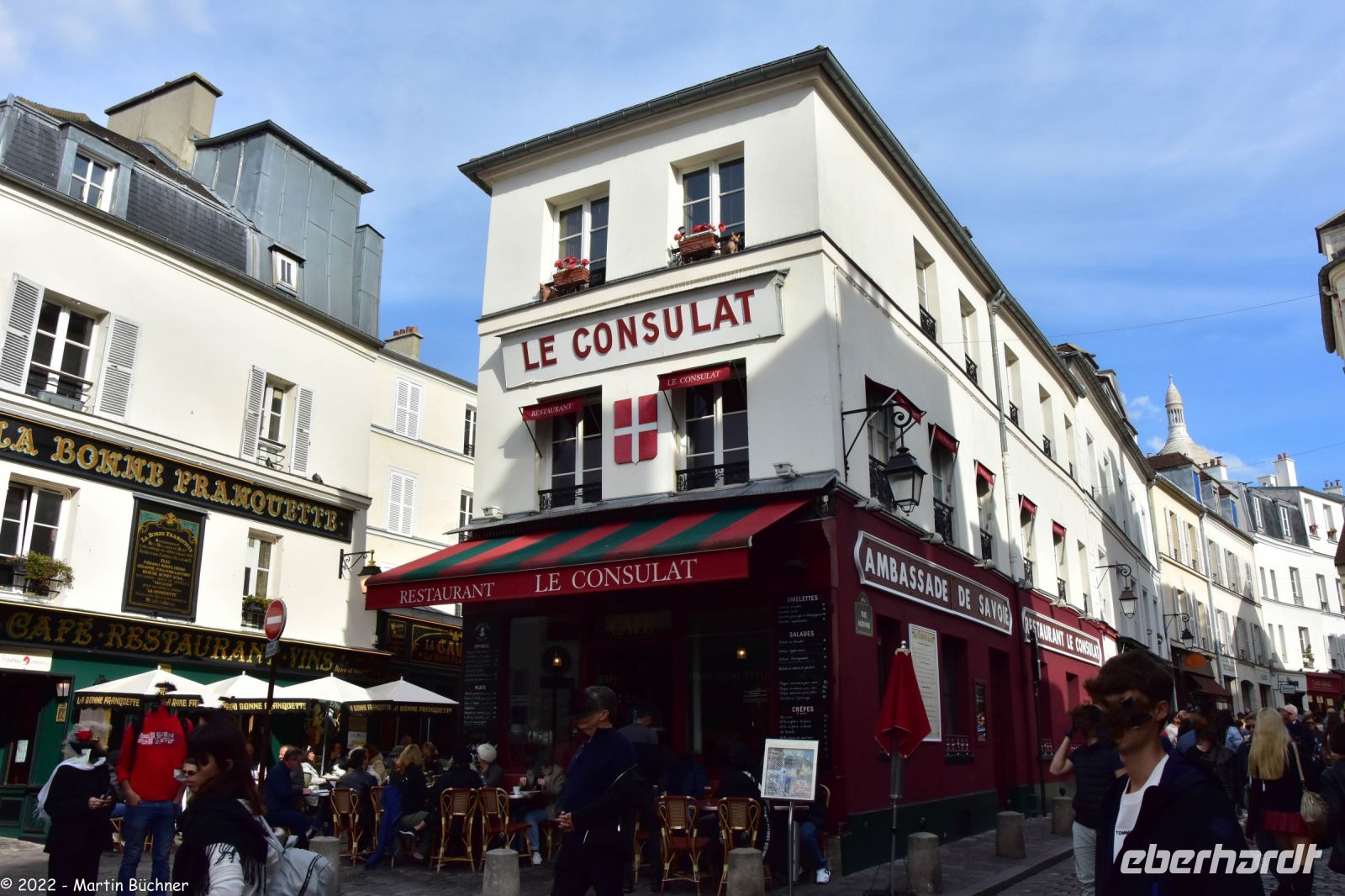 Spaziergang im Montmartre-Viertel