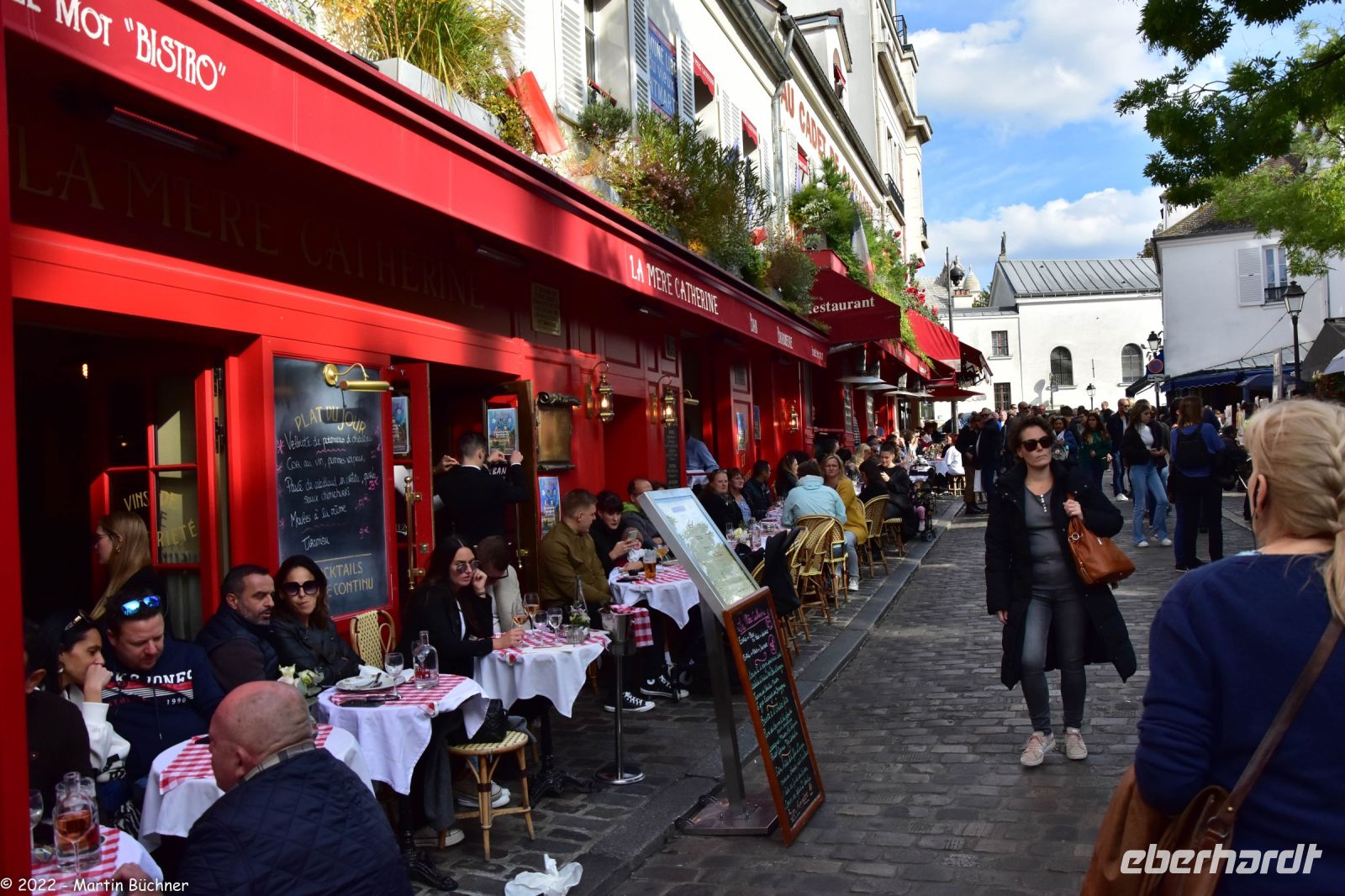 Spaziergang im Montmartre-Viertel