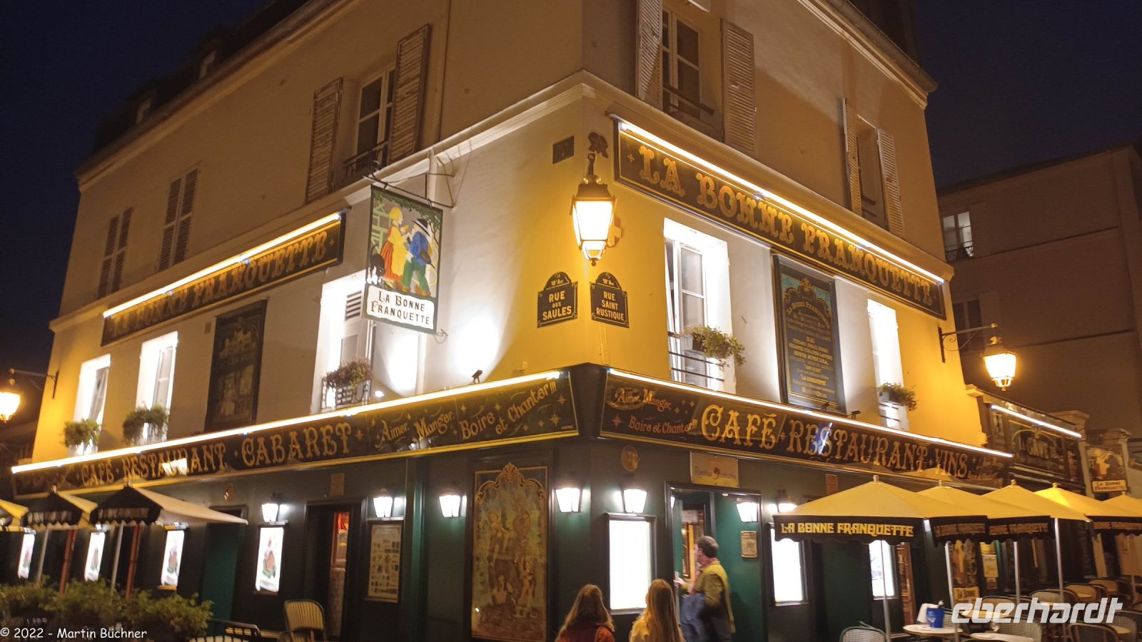 Spaziergang im Montmartre-Viertel - La Bonne Franquette